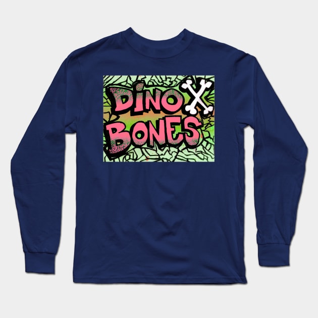 Dino Jungle Var. 2 Long Sleeve T-Shirt by DinoBones